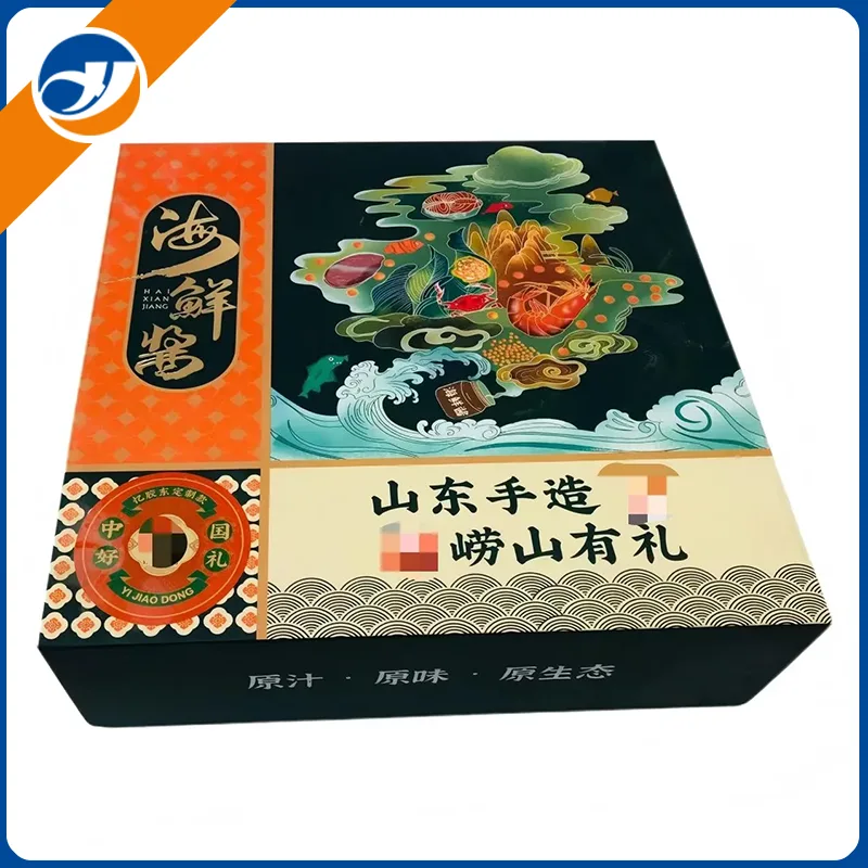 Összecsukható mágneses szósz csomagoló doboz