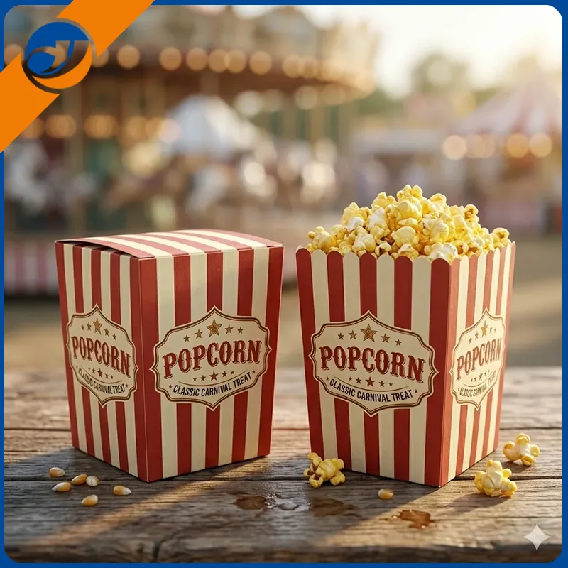 Popcorn papírdoboz kád